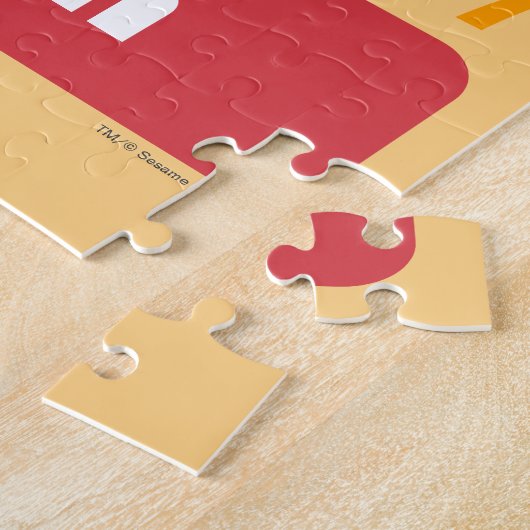 Sesamstraat | Aantal von Count Legpuzzel (Zijkant)