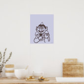 Sesamstraat | Aantal von Count Poster (Keuken)