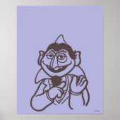 Sesamstraat | Aantal von Count Poster (Voorkant)