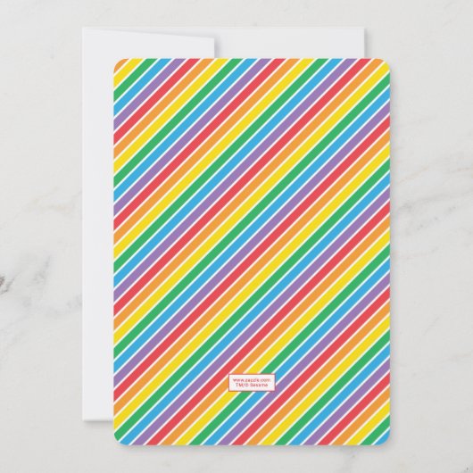 Sesamstraat | Abby Cadabby Chalkboard Birthday Kaart (Achterkant)