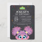 Sesamstraat | Abby Cadabby Chalkboard Birthday Kaart (Voorkant)