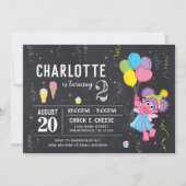 Sesamstraat | Abby Cadabby Chalkboard Birthday Kaart (Voorkant)