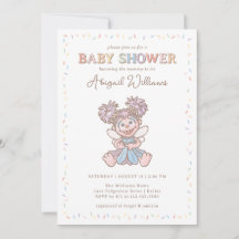 Sesamstraat Abby Cadabby Confetti Baby shower