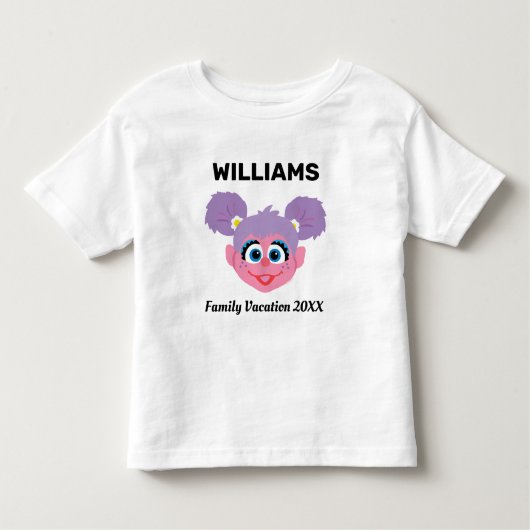 Sesamstraat | Abby Cadabby Familie Vakantie Kinder Shirts (Voorkant)