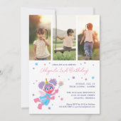 Sesamstraat Abby Cadabby Fotocollage Verjaardag Kaart (Voorkant)