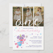 Sesamstraat Abby Cadabby Fotocollage Verjaardag Kaart (Voorkant)