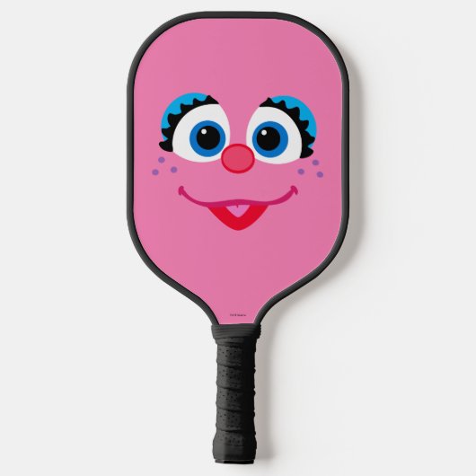 Sesamstraat Abby Cadabby Gezicht Pickleball Paddle (Achterkant)