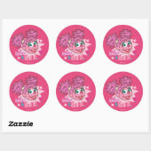 Sesamstraat | Abby Cadabby - Sparkle & Shine Ronde Sticker (Vel)