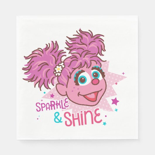 Sesamstraat | Abby Cadabby - Sparkle & Shine Servet (Voorkant)
