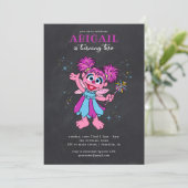 Sesamstraat Abby Cadabby Sparkles Verjaardag Kaart (Staand voorkant)