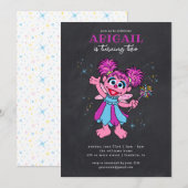 Sesamstraat Abby Cadabby Sparkles Verjaardag Kaart (Voorkant / Achterkant)