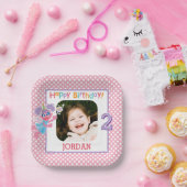 Sesamstraat Abby Polka Dot Verjaardag Papieren Bordje (Feest)