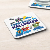 Sesamstraat | Aftellen naar Halloween Bier Onderzetter (Linkerzijde)