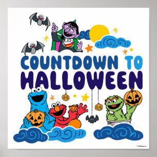 Sesamstraat   Aftellen naar Halloween Poster
