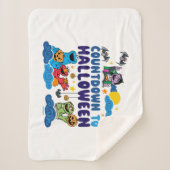 Sesamstraat | Aftellen naar Halloween Sherpa Deken (Voorkant)
