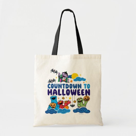 Sesamstraat | Aftellen naar Halloween Tote Bag (Voorkant)