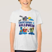 Sesamstraat | Aftellen naar Halloween Tri-Blend Shirt (Voorkant)