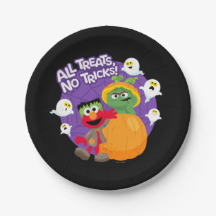 Sesamstraat Alle trucs zijn geen traktaties! Papieren Bordje