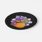 Sesamstraat | Alle trucs zijn geen traktaties! Papieren Bordje (Gekanteld)