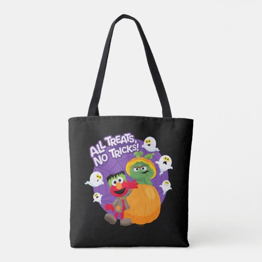 Sesamstraat | Alle trucs zijn geen traktaties! Tote Bag (Achterkant)