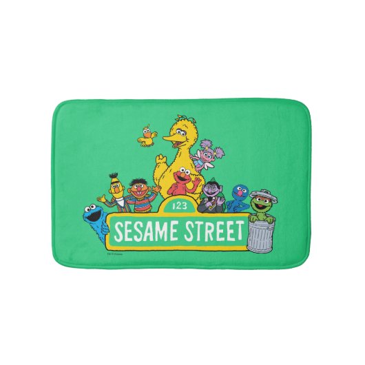Sesamstraat | Alles rond Sesamstraat Sign Badmat (Voorkant)
