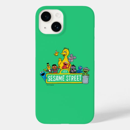 Sesamstraat | Alles rond Sesamstraat Sign Case-Mate iPhone Case (Achterkant)