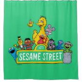 Sesamstraat | Alles rond Sesamstraat Sign Douchegordijn (Voorkant)