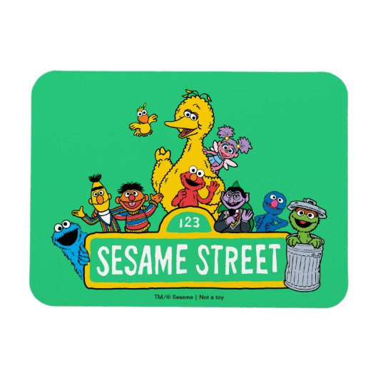 Sesamstraat | Alles rond Sesamstraat Sign Magneet (Horizontaal)
