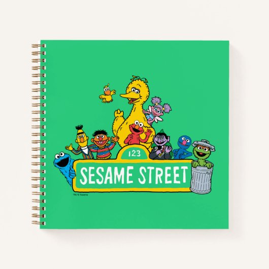 Sesamstraat | Alles rond Sesamstraat Sign Notitieboek (Voorkant)