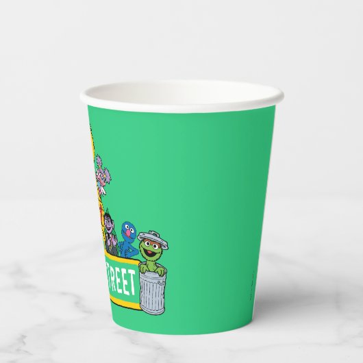 Sesamstraat | Alles rond Sesamstraat Sign Papieren Bekers (Achterkant)