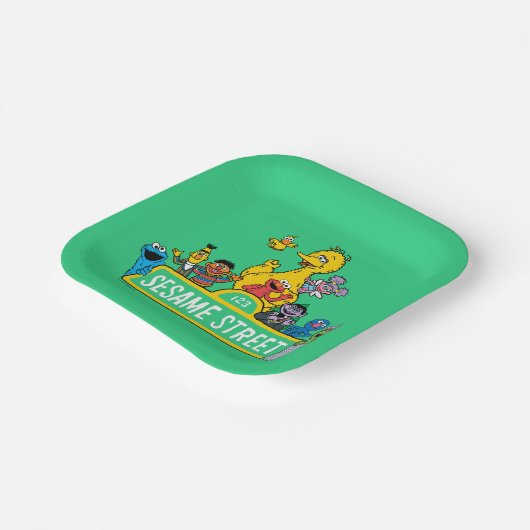 Sesamstraat | Alles rond Sesamstraat Sign Papieren Bordje (Gebogen)