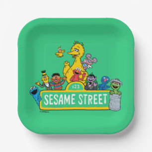 Sesamstraat Alles rond Sesamstraat Sign Papieren Bordje