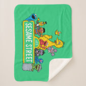 Sesamstraat | Alles rond Sesamstraat Sign Sherpa Deken (Voorkant)