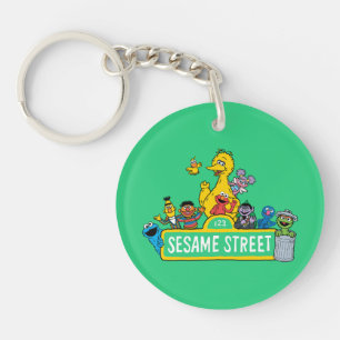 Sesamstraat   Alles rond Sesamstraat Sign Sleutelhanger