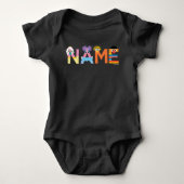  Sesamstraat Alphabet Baby T-Shirt (Voorkant)