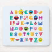 Sesamstraat Alphabet Muismat (Voorkant)
