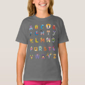  Sesamstraat Alphabet T-shirt (Voorkant)