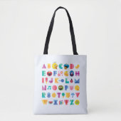 Sesamstraat Alphabet Tote Bag (Voorkant)