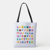 Sesamstraat Alphabet Tote Bag (Achterkant)