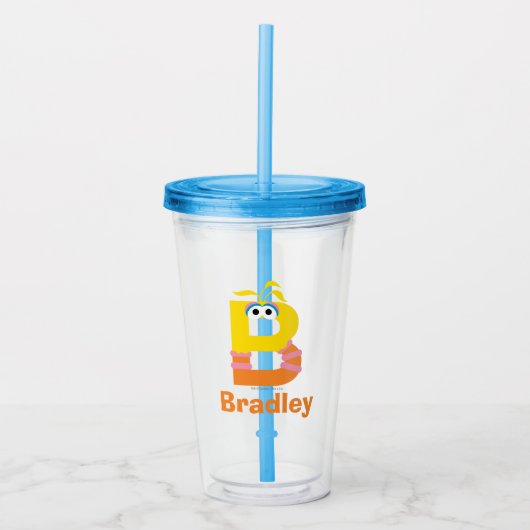 Sesamstraat | B is voor Big Bird Acryl Drinkbeker (Voorkant)