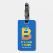 Sesamstraat | B is voor Big Bird Bagagelabel (Achterkant verticaal)