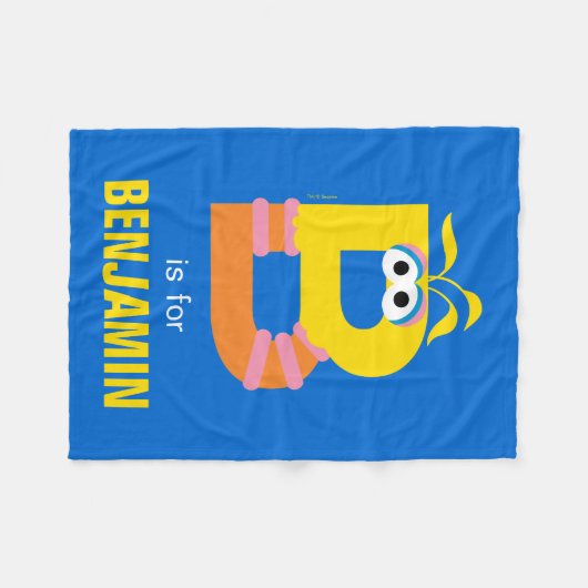 Sesamstraat | B is voor Big Bird Fleece Deken (Voorkant (Horizontaal))
