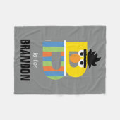 Sesamstraat | B voor Bert Fleece Deken (Voorkant (Horizontaal))