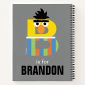 Sesamstraat | B voor Bert Notitieboek (Achterkant)