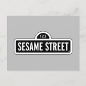 Sesamstraat | B&W Logo Briefkaart (Voorkant)