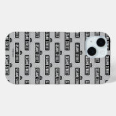Sesamstraat | B&W Logo Case-Mate iPhone Case (Achterkant (horizontaal))