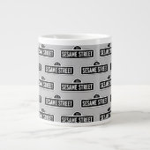 Sesamstraat | B&W Logo Grote Koffiekop (Voorkant)