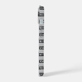 Sesamstraat | B&W Logo iPhone 15 Case (Linkerkant)