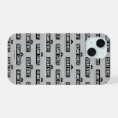 Sesamstraat | B&W Logo iPhone 15 Case (Achterkant horizontaal)