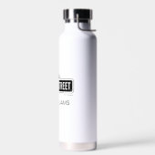 Sesamstraat | B&W Logo | Jouw namen toevoegen Waterfles (Links)